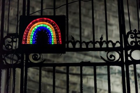 Morecambe Mini Illuminations at the Storey, 2017. Image Credit Robin Zahler