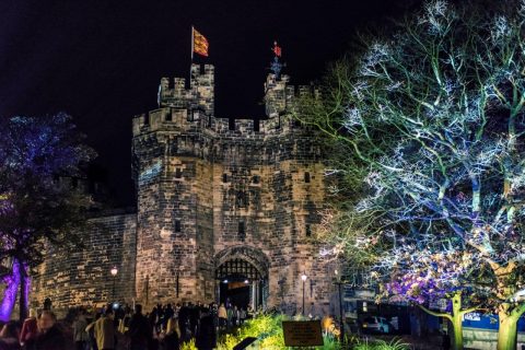 Lancaster Castle and Urban Leaves, 2017. Image Credit Robin Zahler